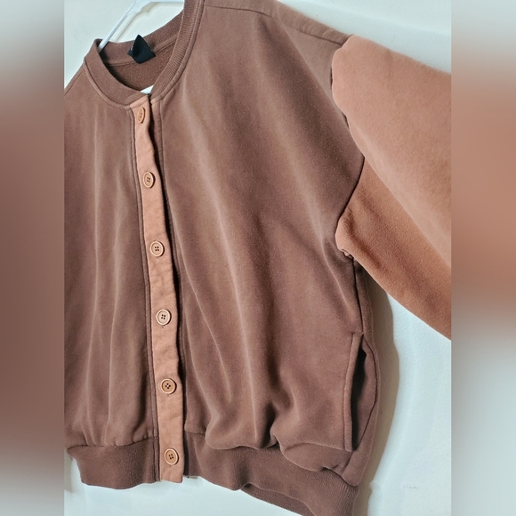 PacSun Womens Oversized ColorBlock Button Sweater Cardigan Size XS - Picture 5 of 12